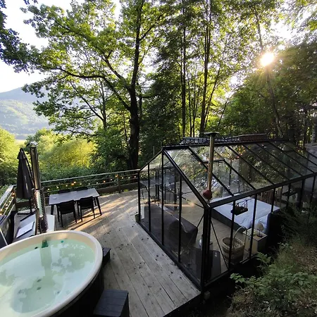 Quarto em Acomodações Particulares Le Perchoir Des Pyrenees Gerde
